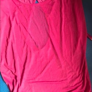 NWT pink Top short sleeve Bare Back Soybu.com